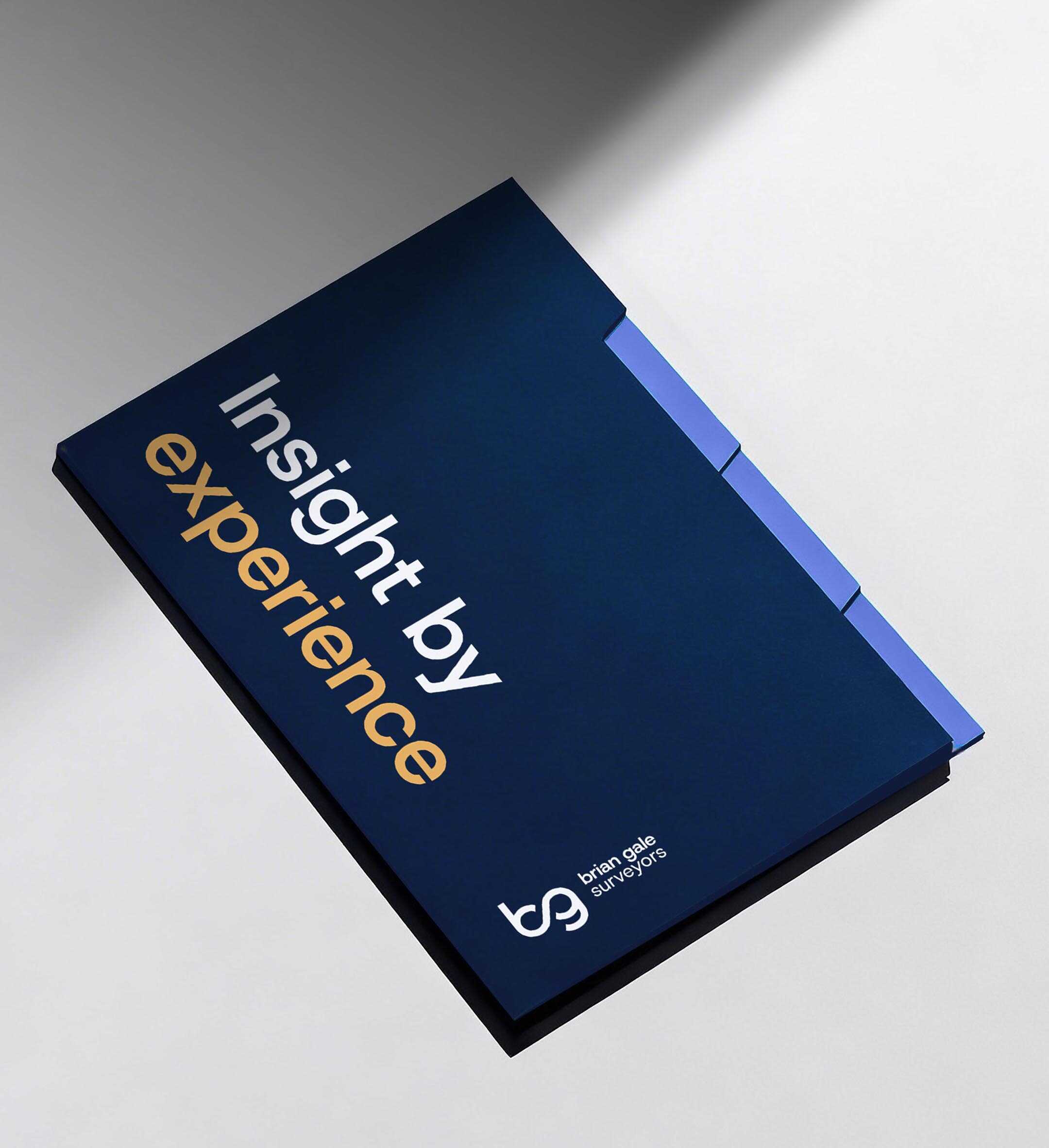 A fresh look for brian gale surveyors 4 BGS Folder Mockup