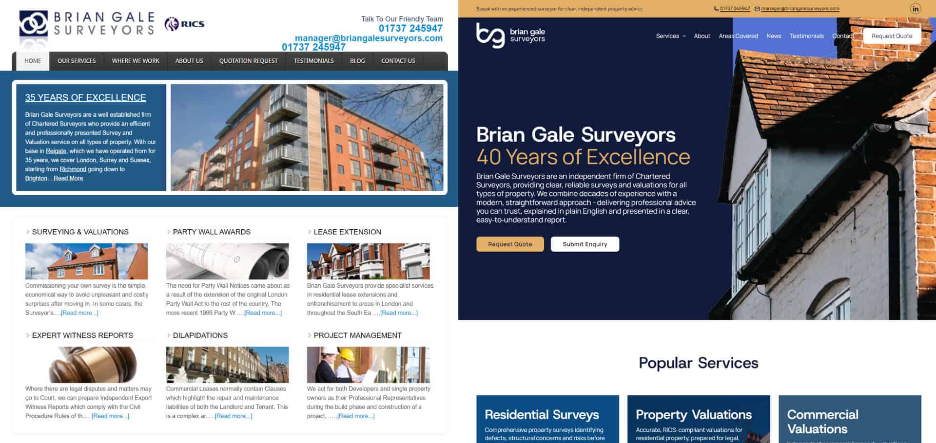 A fresh look for brian gale surveyors 5 bgs ba landscape